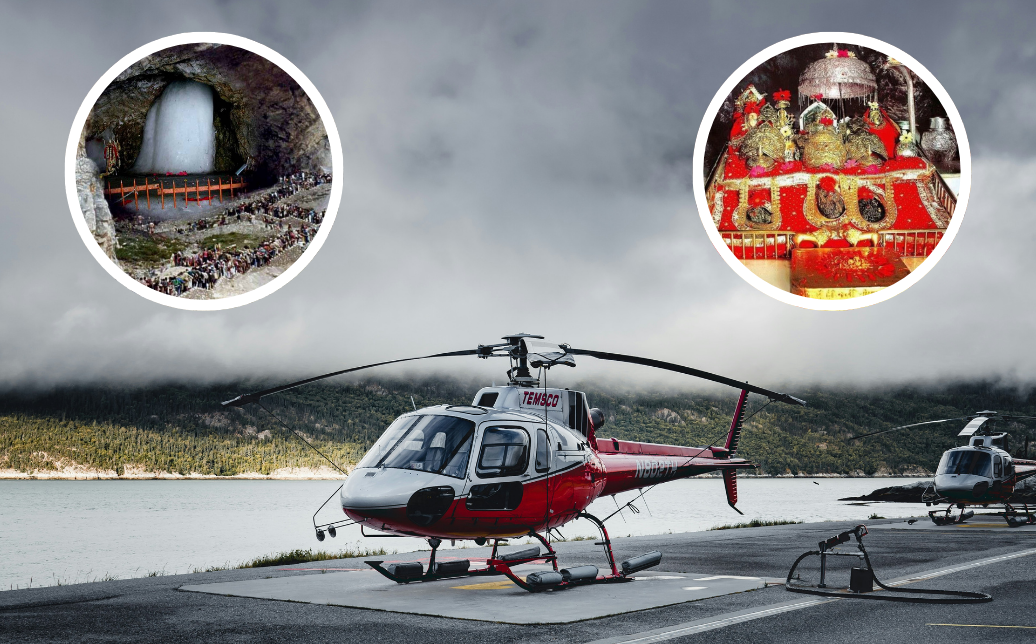 Amarnath with Vaishno Devi By Helicopter